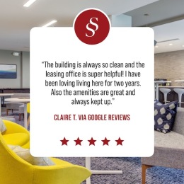 a resident review graphic